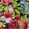 Blue/Green/Multi Tropical Floral Printed Chiffon Fabric By the Yard